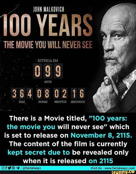 100 years the movie you will never see leaked